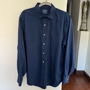 Men’s Lorenzo Uomo Performance Stretch / Trim fit Dress Shirt